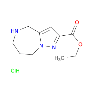 4H-Pyrazolo[1,5-a][1,4]diazepine-2-carboxylic acid, 5,6,7,8-tetrahydro-, ethyl ester, hydrochlorid…