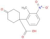 1-(2-Methyl-3-nitrophenyl)-4-oxocyclohexanecarboxylic acid