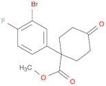 Methyl 1-(3-Bromo-4-fluorophenyl)-4-oxocyclohexanecarboxylate
