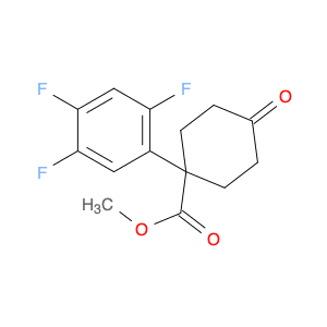 Methyl 4-oxo-1-(2,4,5-trifluorophenyl)cyclohexanecarboxylate