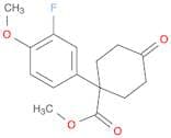 Methyl 1-(3-fluoro-4-methoxyphenyl)-4-oxocyclohexanecarboxylate