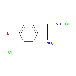 3-Azetidinamine, 3-(4-bromophenyl)-, hydrochloride (1:2)