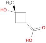 Cyclobutanecarboxylic acid, 3-hydroxy-3-methyl-, cis-