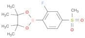 2-(2-fluoro-4-methanesulfonylphenyl)-4,4,5,5-tetramethyl-1,3,2-dioxaborolane