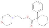 Cyclohexanecarboxylic acid, 1-phenyl-, 2-(4-morpholinyl)ethyl ester