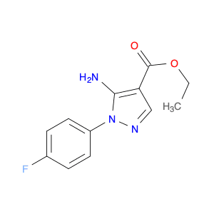 1H-Pyrazole-4-carboxylic acid, 5-amino-1-(4-fluorophenyl)-, ethyl ester
