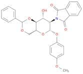 4-Methoxyphenyl 4,6-o-benzylidene-2-deoxy-2-phthalimido-β-d-glucopyranoside