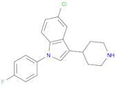 5-Chloro-1-(4-fluorophenyl)-3-(piperidin-4-yl)-1H-indole