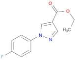 1H-Pyrazole-4-carboxylic acid, 1-(4-fluorophenyl)-, ethyl ester
