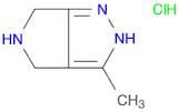 3-Methyl-1,4,5,6-tetrahydropyrrolo[3,4-c]pyrazole hydrochloride