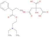 2-Diethylaminoethyl 2-phenylbutyrate citrate salt