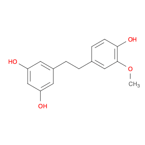 1,3-Benzenediol, 5-[2-(4-hydroxy-3-methoxyphenyl)ethyl]-