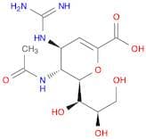 D-glycero-D-galacto-Non-2-enonic acid, 5-(acetylamino)-4-[(aminoiminomethyl)amino]-2,6-anhydro-3,4…