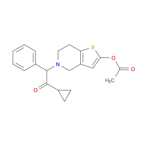 5-(2-Cyclopropyl-2-oxo-1-phenylethyl)-4,5,6,7-tetrahydrothieno[3,2-c]pyridin-2-yl acetate