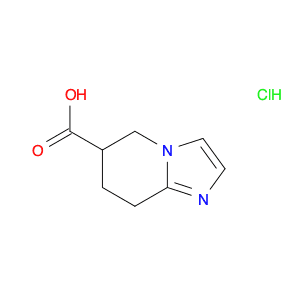 Imidazo[1,2-a]pyridine-6-carboxylic acid, 5,6,7,8-tetrahydro-, hydrochloride (1:1)