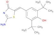 4(5H)-Thiazolone, 2-amino-5-[[3,5-bis(1,1-dimethylethyl)-4-hydroxyphenyl]methylene]-, (5Z)-