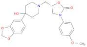 2-Oxazolidinone, 5-[[4-(1,3-benzodioxol-5-yl)-4-hydroxy-1-piperidinyl]methyl]-3-(4-methoxyphenyl)-…
