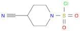 1-Piperidinesulfonyl chloride, 4-cyano-