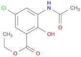 Ethyl 3-acetamido-5-chloro-2-hydroxybenzoate