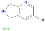 5H-Pyrrolo[3,4-b]pyridine, 3-bromo-6,7-dihydro-, hydrochloride (1:1)