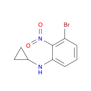 Benzenamine, 3-bromo-N-cyclopropyl-2-nitro-