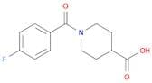 4-Piperidinecarboxylic acid, 1-(4-fluorobenzoyl)-