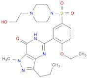 7H-Pyrazolo[4,3-d]pyrimidin-7-one, 5-[2-ethoxy-5-[[4-(2-hydroxyethyl)-1-piperazinyl]sulfonyl]pheny…