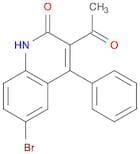 3-Acetyl-6-bromo-4-phenylquinolin-2(1H)-one