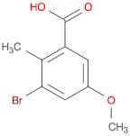 3-Bromo-5-methoxy-2-methylbenzoic acid