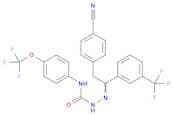 Hydrazinecarboxamide, 2-[2-(4-cyanophenyl)-1-[3-(trifluoromethyl)phenyl]ethylidene]-N-[4-(trifluor…