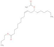 9-Octadecenoic acid, 12-(acetyloxy)-, butyl ester, (9Z,12R)-