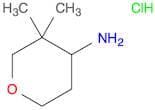 2H-Pyran-4-amine, tetrahydro-3,3-dimethyl-, hydrochloride (1:1)