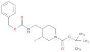 1-Piperidinecarboxylic acid, 3-fluoro-4-[[[(phenylmethoxy)carbonyl]amino]methyl]-, 1,1-dimethyleth…