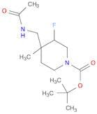 tert-Butyl 4-(acetamidomethyl)-3-fluoro-4-methylpiperidine-1-carboxylate