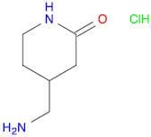 2-Piperidinone, 4-(aminomethyl)-, hydrochloride (1:1)
