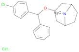 8-Azabicyclo[3.2.1]octane, 3-[(4-chlorophenyl)phenylmethoxy]-8-methyl-, hydrochloride (1:1), (3-en…