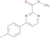 2-Pyrimidinecarboxylic acid, 4-(4-fluorophenyl)-, methyl ester