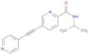 2-Pyridinecarboxamide, N-(1-methylethyl)-5-[2-(4-pyridinyl)ethynyl]-