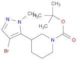 tert-Butyl 3-(4-bromo-1-methyl-1H-pyrazol-5-yl)piperidine-1-carboxylate