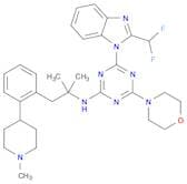 4-[2-(Difluoromethyl)-1H-benzimidazol-1-yl]-N-[1,1-dimethyl-2-[2-(1-methyl-4-piperidinyl)phenyl]et…