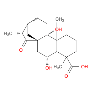 Kauran-18-oic acid, 6,9-dihydroxy-15-oxo-, (4α,6β)-