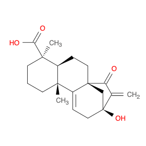 Kaura-9(11),16-dien-18-oic acid, 13-hydroxy-15-oxo-, (4α)-