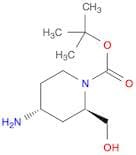 tert-butyl (2S,4S)-rel-4-amino-2-(hydroxymethyl)piperidine-1-carboxylate