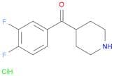 (3,4-Difluoro-phenyl)-piperidin-4-yl-methanone, HCl