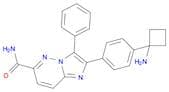 Imidazo[1,2-b]pyridazine-6-carboxamide, 2-[4-(1-aminocyclobutyl)phenyl]-3-phenyl-