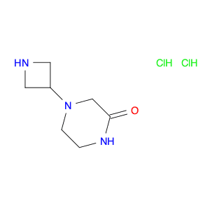 2-Piperazinone, 4-(3-azetidinyl)-, hydrochloride (1:2)