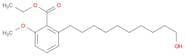 Ethyl 2-(10-hydroxydecyl)-6-methoxybenzoate