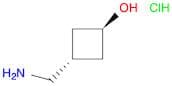 Cyclobutanol, 3-(aminomethyl)-, hydrochloride (1:1), trans-