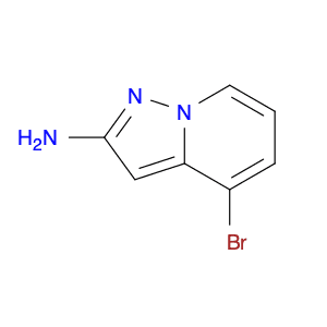 Pyrazolo[1,5-a]pyridin-2-amine, 4-bromo-
