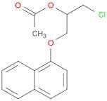 2-Propanol, 1-chloro-3-(1-naphthalenyloxy)-, 2-acetate